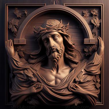 3D model st jesus (STL)